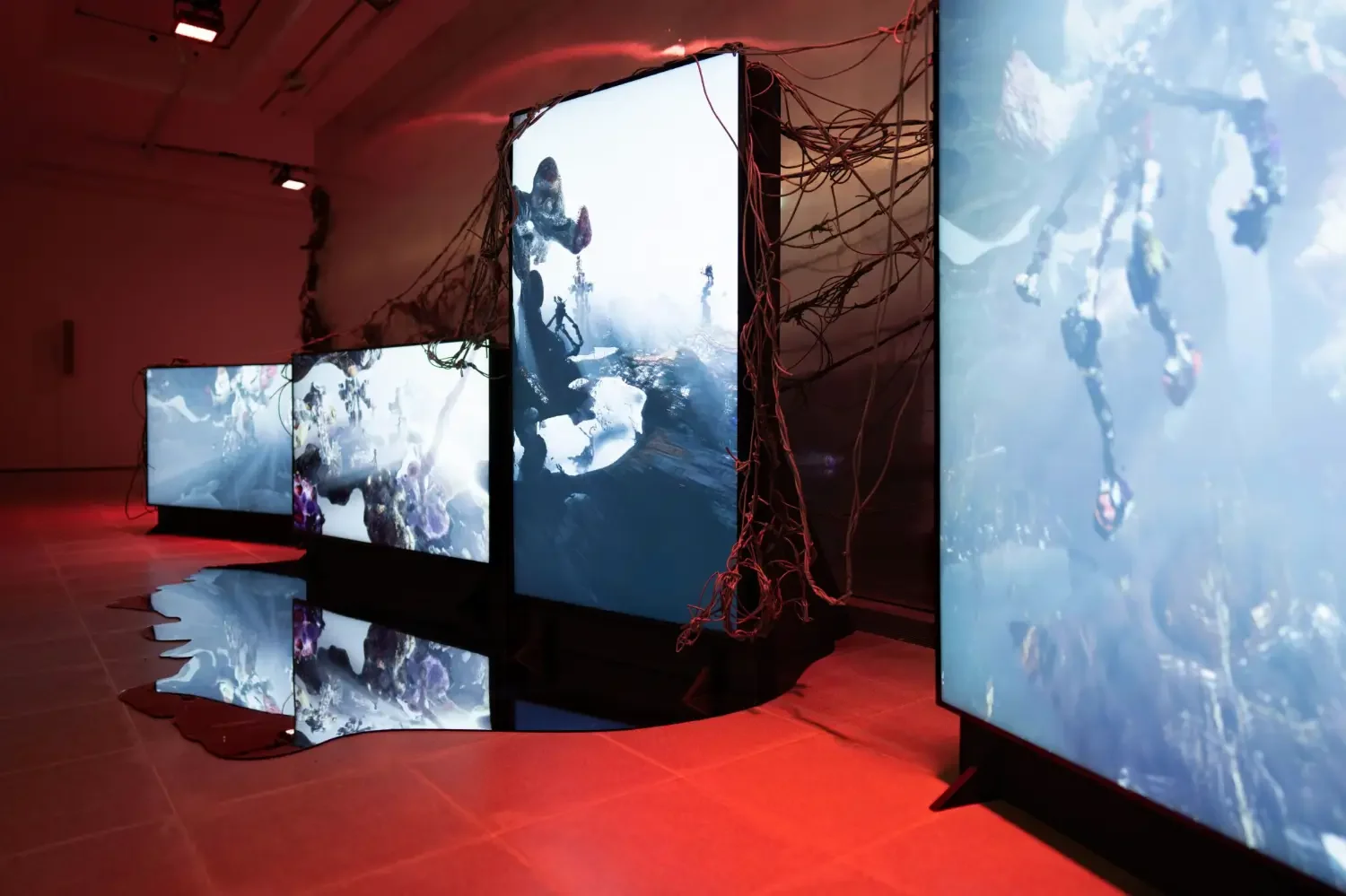 Gabriel Massan installation at serpentine galleries