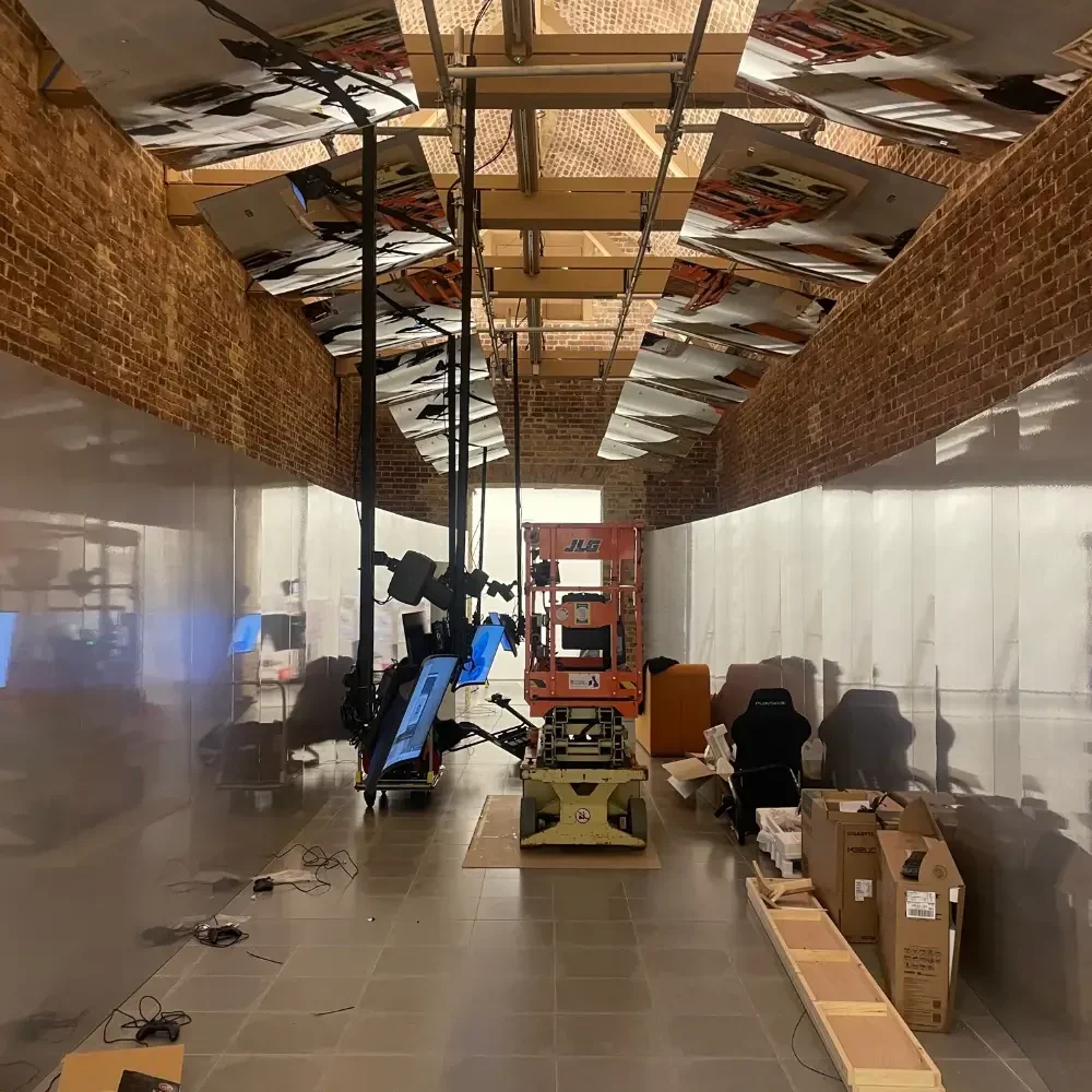 Gabriel Massan installation at serpentine galleries - wip