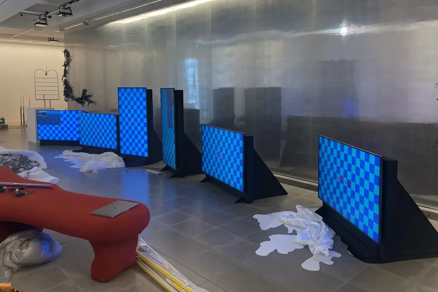 Gabriel Massan installation at serpentine galleries - wip