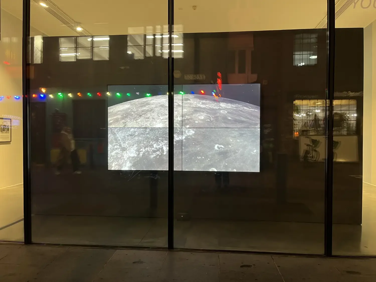 Sasha Huber installation at Autograph