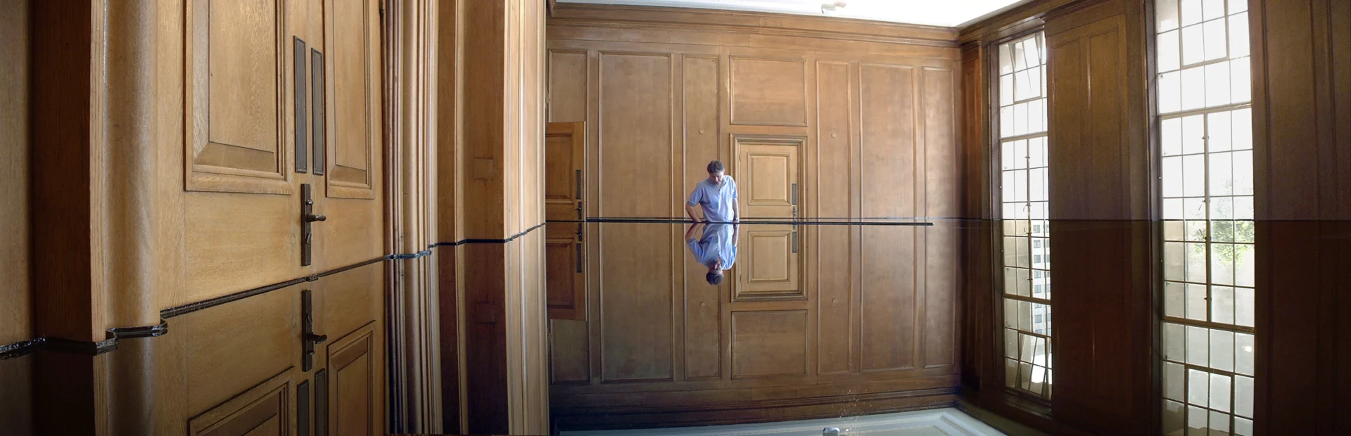 Richard Wilson installation Saatchi Gallery